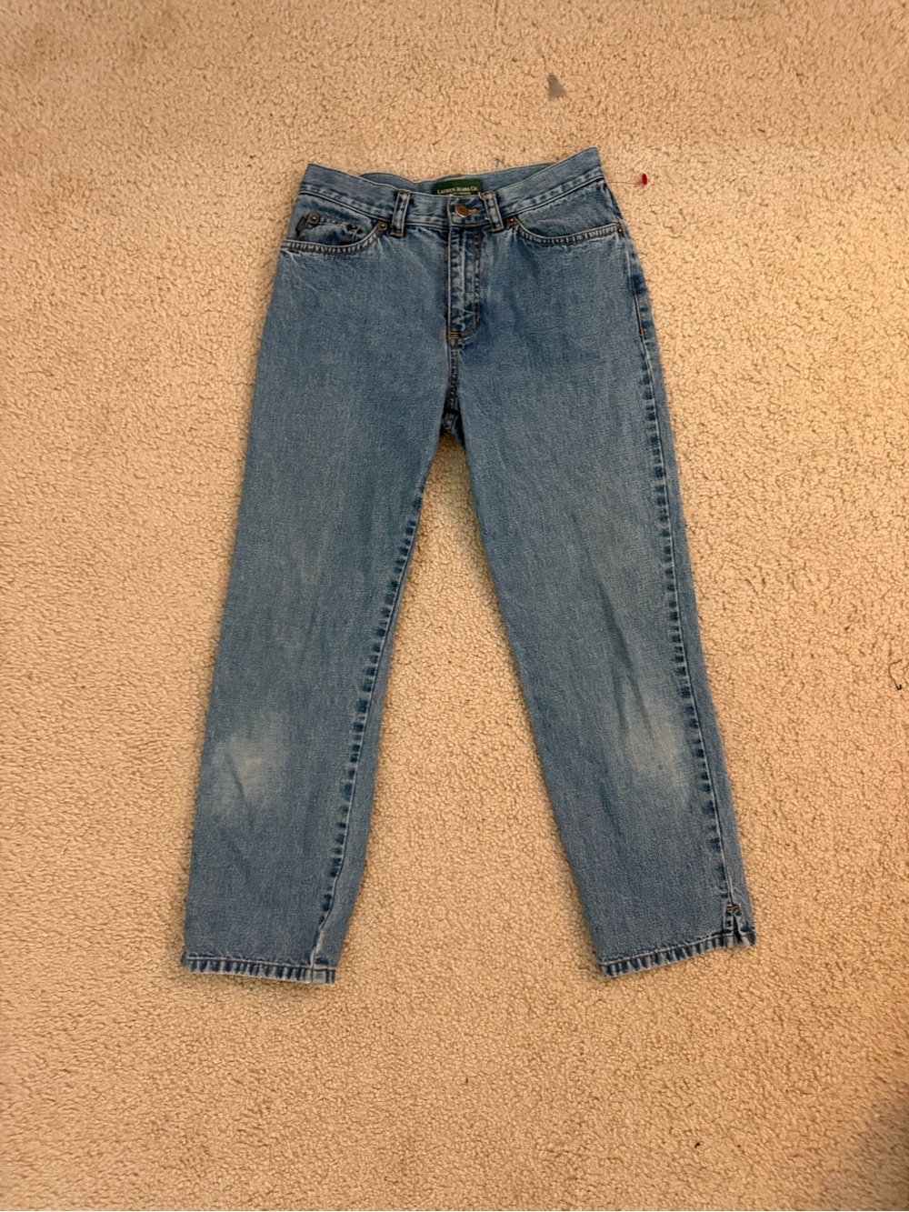 Ralph Lauren Straight-Leg Women's Blue Denim Jeans